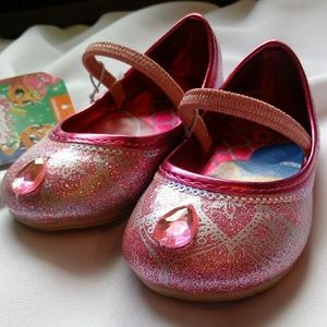 ⬇️ Shimmer & Shine Fancy Pink Mary Jane Flats
